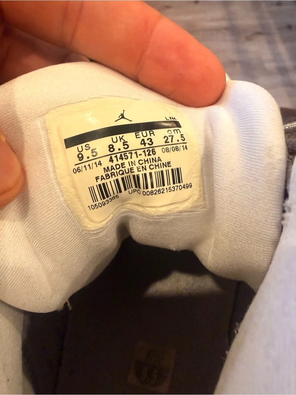 Jordan 414571 126